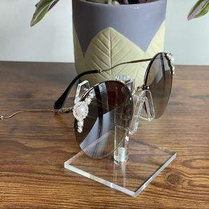 Miu Miu Sunglasses, Round Frameless